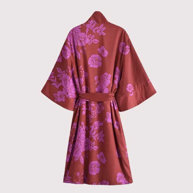 Red Kimono Dress | Eiyo Kimono