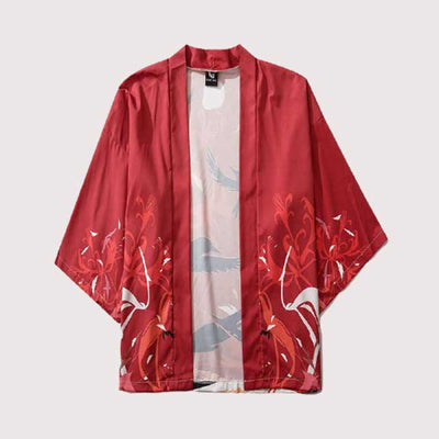 Harajuku Red Kimono for Men | Eiyo Kimono
