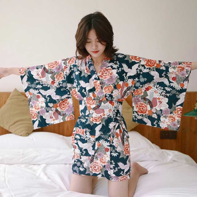 Short Kimono Robe | Eiyo Kimono