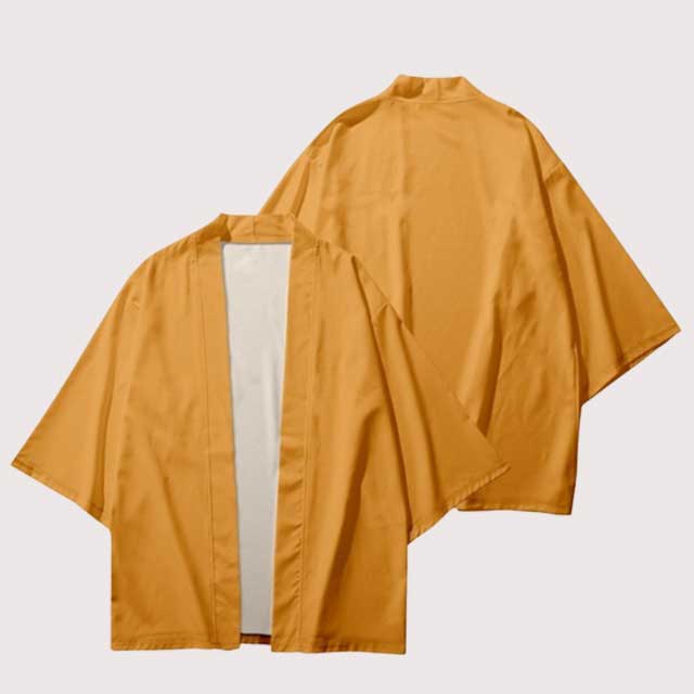 Solid color kimono jacket online