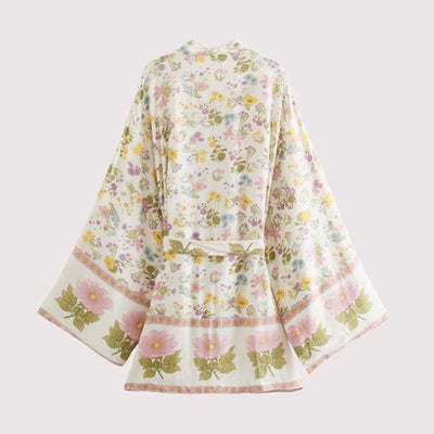 White Boho Kimono | Eiyo Kimono